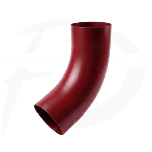 Kolano rury stal Inguri ⌀ 87 kolor czerwony